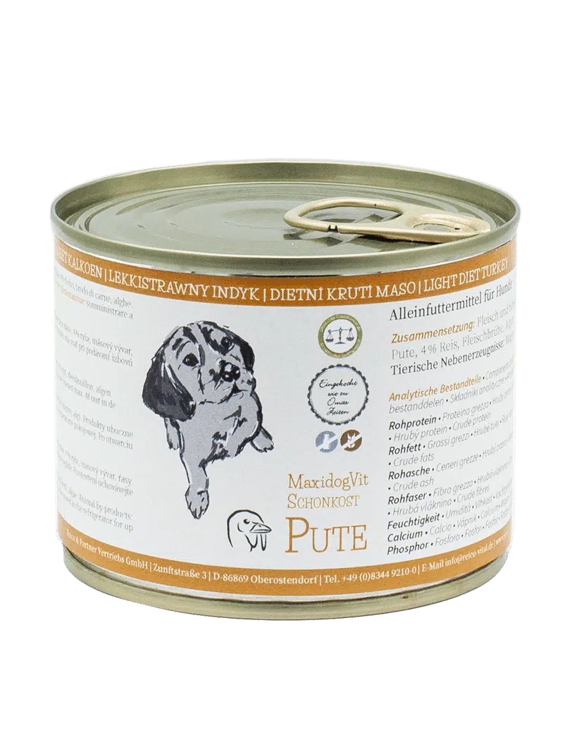 maxivit-schonkost-pute Tiernahrung Reico Artgerechte Tiernahrung von Reico